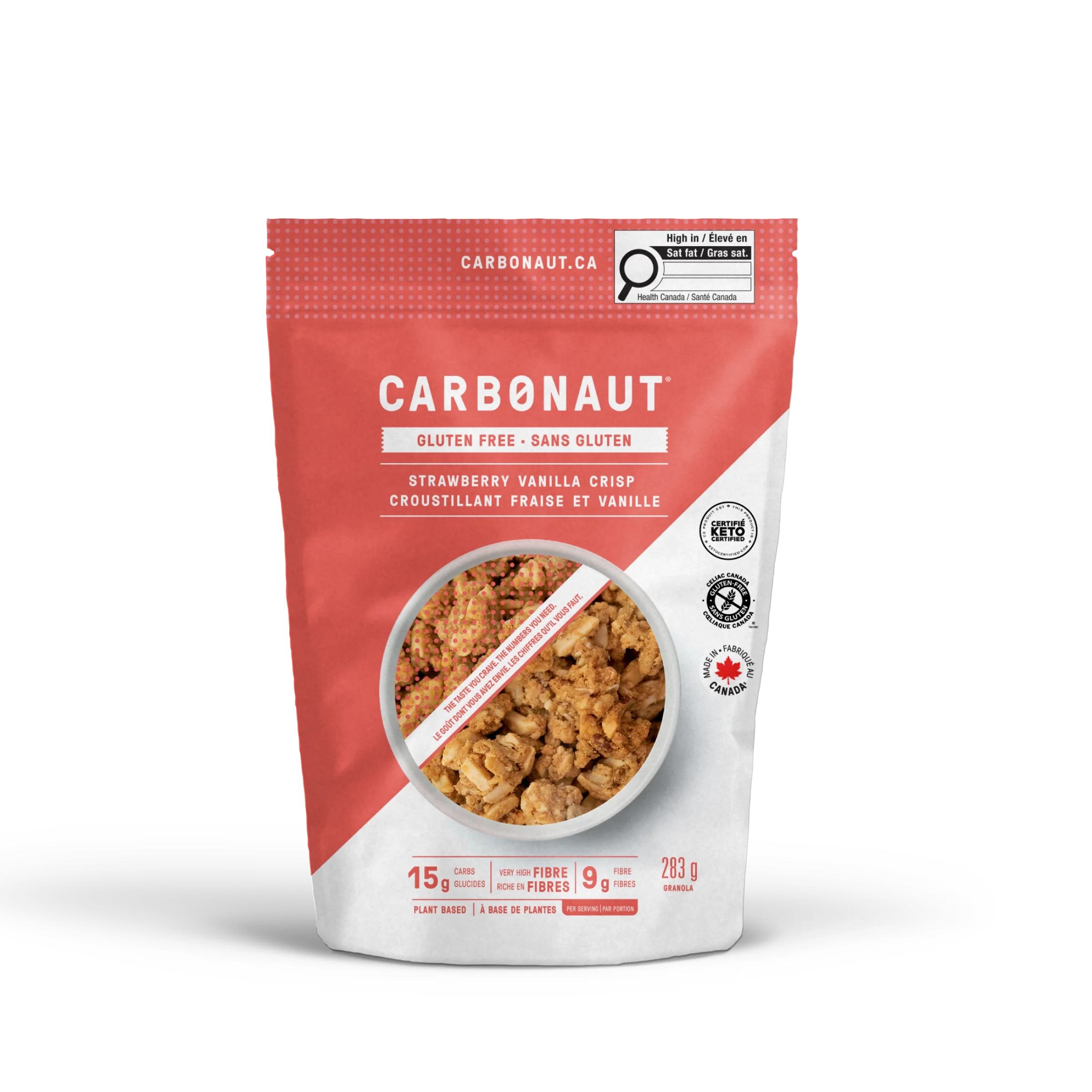 Strawberry Vanilla Crisp Granola