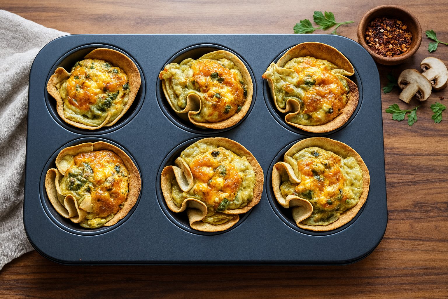 Number Conscious GF Individual Quiches